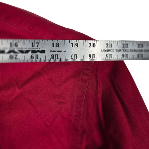 Ralph‎ Lauren Jeans Company Button Down Dress Shirt Large Men's Red Long Sleeve - Picture 5 of 8